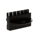 Alloy Black 6 Strings Guitar Tailpiece Tremolo Bridge For Headless Electric Guitar