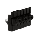 Alloy Black 6 Strings Guitar Tailpiece Tremolo Bridge For Headless Electric Guitar