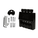 Black 4 String Electric Bass Tailpiece Bridge System for Headless Bass Parts Accessories