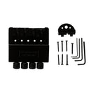 Black 4 String Electric Bass Tailpiece Bridge System for Headless Bass Parts Accessories