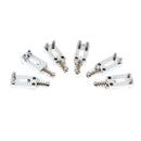 6x Chrome Rectanguler Flat Saddles Electric Guitar Strat Tremolo Trem Bridge Roller Bridge Tremolo Saddles