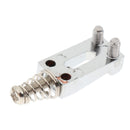 6x Chrome Rectanguler Flat Saddles Electric Guitar Strat Tremolo Trem Bridge Roller Bridge Tremolo Saddles