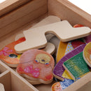 Kid Wood Dress Up Bear Family Mix & Match Outfits Wooden Box Puzzle Play-set