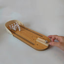 Mini Bowling Game Board Game Finger Play Children Developmental Toy
