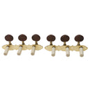 Gold Plated Classical Guitar Tuner String Tuning Pegs Machine Head Key Gold