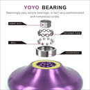 New Professional YoYo Ball Bearing String Trick Alloy Kids Toys Purple Outdoor Games