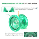 New Professional YoYo Ball Bearing String Trick Alloy Kids Toys Green Outdoor Games