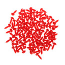 15mm Animal Bear D-Type Nose Kids Plastic Craft Doll Triangular Nose Accessories Red