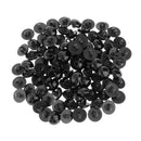 Mushroon Doll Eyes Plastic Sewing Buttons Animal Craft Round Noses Black 15mm
