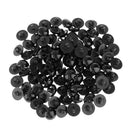 Mushroon Doll Eyes Plastic Sewing Buttons Animal Craft Round Noses Black 15mm