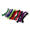 20pcs Multicolor Chinese Knot Braided Rope Macrame Beads Cord Rattail Thread Jade Line