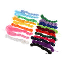 20pcs Multicolor Chinese Knot Braided Rope Macrame Beads Cord Rattail Thread Jade Line