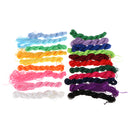 20pcs Multicolor Chinese Knot Braided Rope Macrame Beads Cord Rattail Thread Jade Line