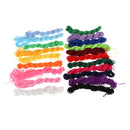 20pcs Multicolor Chinese Knot Braided Rope Macrame Beads Cord Rattail Thread Jade Line
