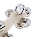1pcs Wooden Stick Bells Children Kids Hand Percussion Musical Toys Birthday Gift