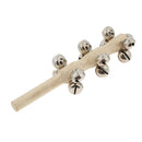 1pcs Wooden Stick Bells Children Kids Hand Percussion Musical Toys Birthday Gift