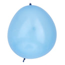 Latex Thicked Interesting Shaped Balloons Circling on the Ground Party Toys Blue