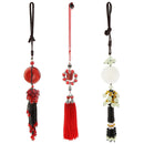 Chinese Style Artificial Agate Pendant Car Interior Hanging Ornament Wall Decor Collectibles