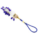 Glass Perfume Bottle Gourd Pendant for Car Interior Hanging Ornament Blue