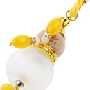 Perfume Bottle Gourd Pendant for Car/Wall/Home Hanging Ornament Gift Yellow