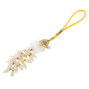 Charm Perfume Bottle Gourd Pendant for Car Interior Hanging Ornament White