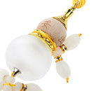 Charm Perfume Bottle Gourd Pendant for Car Interior Hanging Ornament White