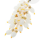 Charm Perfume Bottle Gourd Pendant for Car Interior Hanging Ornament White