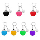 Mini Black Table Tennis w/ Ball Charm Pendant Purse Bag Sports Keyring Keychain Gift