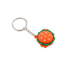 Charming Simulation Food Key Chain Ring Keyring Pendant Keychain Keyfob Round Hamburger