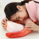 U-Shape Pillow Headrest Car Flight Travel Soft Nursing Cushion Shrimp Meat