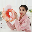 U-Shape Pillow Headrest Car Flight Travel Soft Nursing Cushion Shrimp Meat