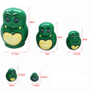 Set of 5PCS Hand Painted Frogs Animal Wooden Russian Matryoshka Nesting Dolls