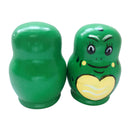 Set of 5PCS Hand Painted Frogs Animal Wooden Russian Matryoshka Nesting Dolls