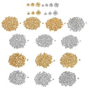 Metal Jingle Bells Pendant Charms Beads DIY Jewelry Findings 12mm Pack Of 100 Silver