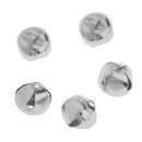 Metal Jingle Bells Pendant Charms Beads DIY Jewelry Findings 12mm Pack Of 100 Silver