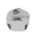Metal Jingle Bells Pendant Charms Beads DIY Jewelry Findings 12mm Pack Of 100 Silver
