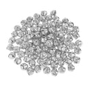 Metal Jingle Bells Pendant Charms Beads DIY Jewelry Findings 12mm Pack Of 100 Silver