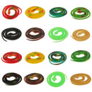 Simulation Rubber Round Snake Kids Outdoor Game Animal Toy Fluorescent Green