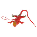 Simulation Plastic Lizard Wildlife Animal Model Toy Kids Gift Figure Toy Xmas Red