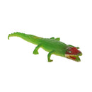 Simulation Animal Model - Rubber Crocodile Model Figures Kids Gift Joke Props Green