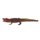 Simulation Animal Model - Rubber Crocodile Model Figures Kids Gift Joke Props Brown