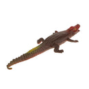 Simulation Animal Model - Rubber Crocodile Model Figures Kids Gift Joke Props Brown