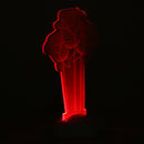 Finger Touch Control 3D Night Change USB LED Desk Table Light Lamp Rose