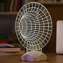 Acrylic Home Luminous 3D Luminescent Panel USB Table Night Light LED- Horn