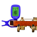 Clip on LCD Digital Chromatic Electric Guitar Tuner Bass Ukulele Banjo Violin Blue
