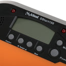 Digital LCD Display Practice Drum Pad Drummer Training Pad Metronome Orange
