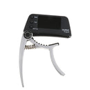 TCapo20 Alloy Professional Acoustic Electric Guitar Bass Violin Capo Tuner Silver
