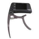 TCapo20 Alloy Professional Acoustic Electric Guitar Bass Violin Capo Tuner Coffee
