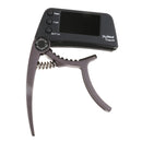TCapo20 Alloy Professional Acoustic Electric Guitar Bass Violin Capo Tuner Coffee