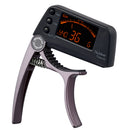 TCapo20 Alloy Professional Acoustic Electric Guitar Bass Violin Capo Tuner Coffee